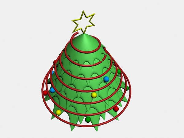 3d model christmas tree - Christmas tree by matper